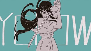 【Tulisan Tangan oleh Muichiro Tokitou】 Kuning