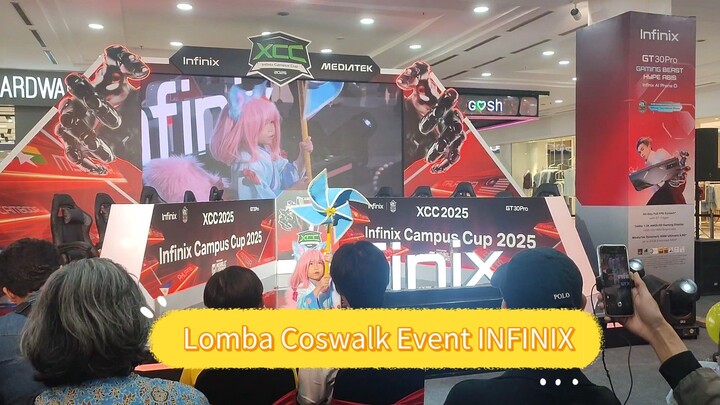 Lomba Coswalk Event INFINIX
