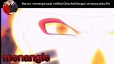 Naruto menangis saat melihat Obito kehilangan cintanya. yaitu Rin