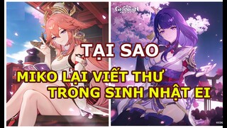 Tại Sao Yae Miko Lại Viết Thư Vào Ngày Sinh Nhật Của Raiden Shogun | Genshin Impact