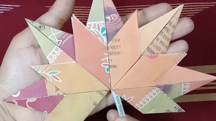 1 Paper = Beautiful Maple Leaf 🍁 (So Easy!)