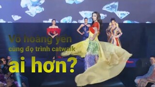 Siêu mẫu hàng đầu Việt Nam Võ Hoàng Yến, Xuân Lan, Hoàng Thùy, Minh Tú đọ trình catwalk ai sẽ hơn ?