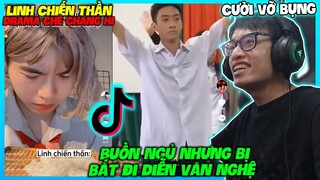 LINH CHIẾN THẦN CHANG HI VÀ BUỒN NGỦ NHƯNG PHẢI DIỄN VĂN NGHỆ CỰC HÀI | HÙNG AKIRA XEM TIK TOK VN