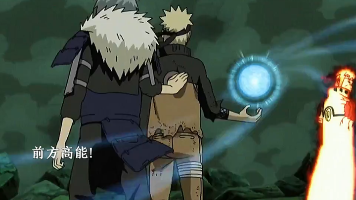 Obito of the Six Paths is immune to all ninjutsu, and Naruto turns the tide of the battle at the cri