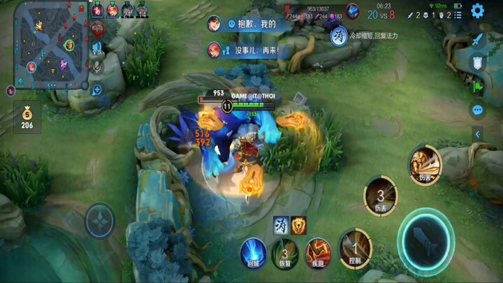 VGVD_sức manh của tướng arthur trong liên quân gốc trung quốc