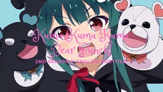 Kuma Kuma Kuma Bear Punch!  ||  2nd Season #08 ||  English Sub