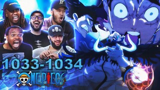 KAIDO IMAGINED A FIGHT WITH LUFFY? One Piece Eps 1033/1034 Reaction