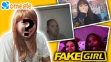 SINGING ON OMEGLE BUT I'M A FAKE GIRL!!! | OMEGLE SINGING REACTIONS