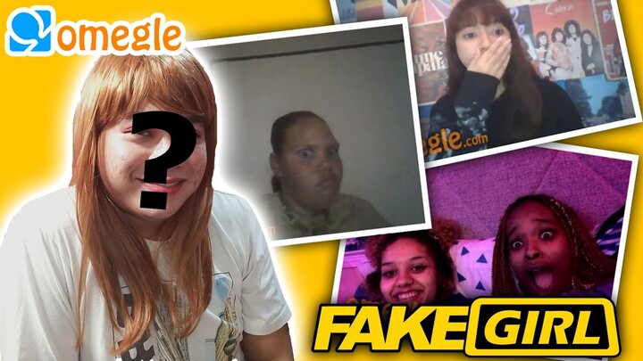 SINGING ON OMEGLE BUT I'M A FAKE GIRL!!! | OMEGLE SINGING REACTIONS