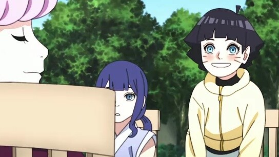 Himawari: "Những người đến nhà tôi làm khách là Kazekage và Mizukage. Họ có mạnh lắm không?"