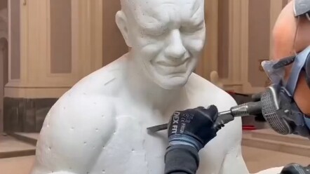 The sculptor Jago's work, "Forever Lost My Love," made him cry for a very long time—so long that peo