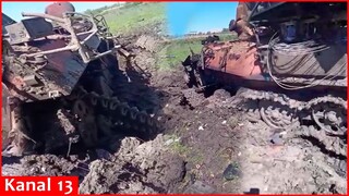 “Hit by a mine twice"- Condition of Russian anti-aircraft missile complex that was hit by a mine