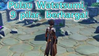 Pulau Watatsumi, 9 pilar, berharga!