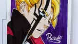 Speed Drawing Boruto Mode Karma | Boruto: Naruto next Generasions
