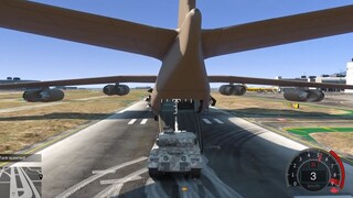 GTA 5 Mod #8 Siêu Máy Bay Vận Chuyển Xe Tank , Tên Lữa Hạt Nhân Cho UCàNa Và Cái