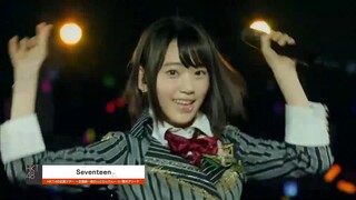 HKT48 (Miyawaki Sakura,Tomonaga Mio,Ueki Nao) Seventeen Performance