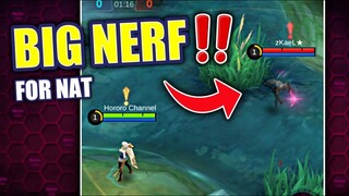 MAJOR NATALIA NERF AND A LITTLE BUFF?