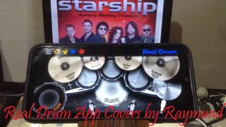 STARSHIPS - NOTHING'S GONNA STOP US NOW | Real Drum App Covers by Raymund