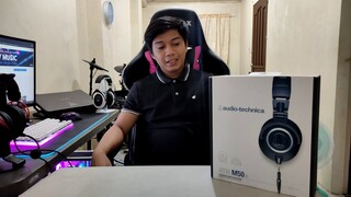 UNBOXING AND REVIEW: Audio-technica ATH-M50x 2020 | Tagalog/Filipino