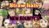 Straw Hats New bounty's After Wano