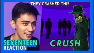 SEVENTEEN (세븐틴) - Crush REACTION @Comeback Show 'Attacca'