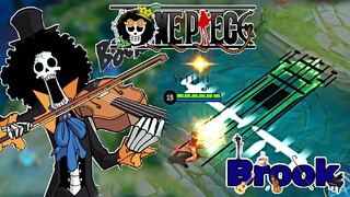 BROOK "THE SOUL KING" in MOBILE LEGENDS 🔥🔥 [ ONE PIECE x MLBB Skin Collaboration ]