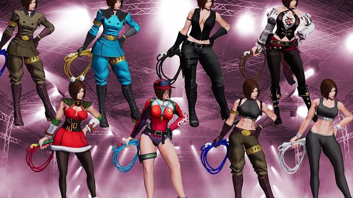 The King of Fighters 15 ~ Bộ sưu tập MOD Ultimate Viper ~ Gồm 8 bộ trang phục khác nhau