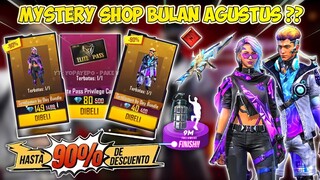 INFO KULGAR❗MYSTERY SHOP AGUSTUS 2021, KODE REDEEM FF, & INCUBATOR MP5 LAVA - FREE FIRE