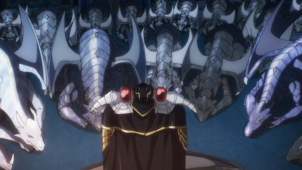 Shalltear massacre and Ainz vs Dragon no competition Overlord