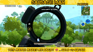 NO RECOIL AIM SOLO VS SQUAD - THIS MATCH MAKES ME ANGRY!!