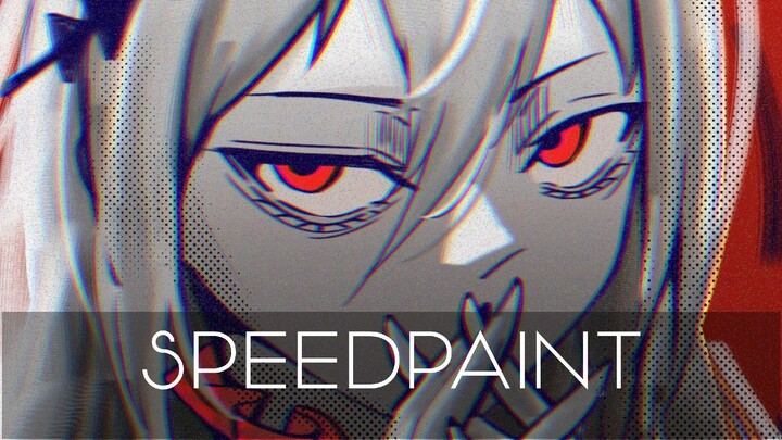 [speedpaint] Skadi the Corrupting Heart - Arknights