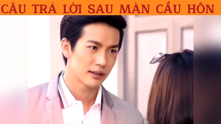 Câu trả lời sau màn cầu hôn 👁👄👁💅🏾 💍#phimhaymoingay