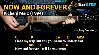 Now And Forever - Richard Marx (1994) Easy Guitar Chords Tutorial with Lyrics Part 1 REELS