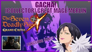 Gacha [Collector] Great Mage Merlin 150 Diamonds, hasilnya? -Seven Deadly Sins Grand Cross Indonesia