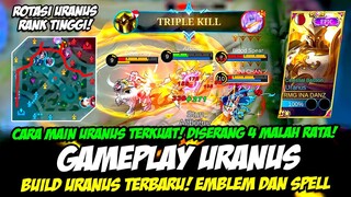 ITEM URANUS TERKUAT❗EMBLEM URANUS & BUILD URANUS TERBARU 2023❗ TUTORIAL & GAMEPLAY URANUS TOP GLOBAL