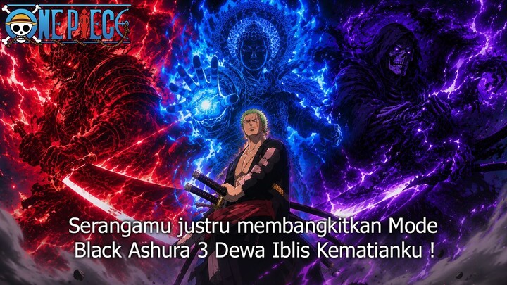 FULL ONE PIECE TERBARU - SERANGAN PENGHABISAN ZORO! MODE BLACK ASHURA 3 DEWA IBLIS KEMATIAN