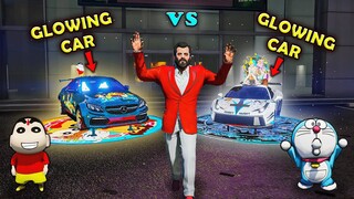 GTA5 : Shinchan🤣 CAR vs Doraemon CAR😂🚗 PART-2 In GTA5 Full Fun #gta5 #rampageboy #bommalu