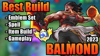 BALMOND BEST BUILD 2023 | TOP 1 GLOBAL BALMOND BUILD | BALMOND - MOBILE LEGENDS | MLBB | PART 3