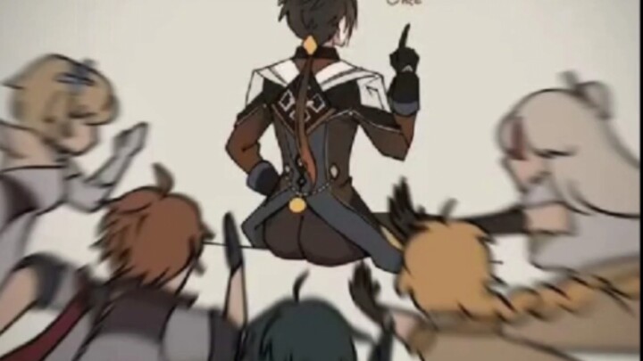 When Zhongli is just sitting there