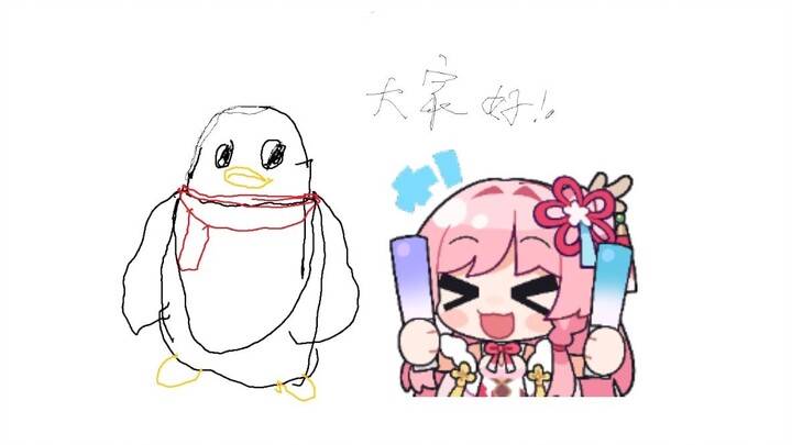 【泽音】腾讯招聘现身泽音直播间🎉神人音姐开口即伤人🤣“你们这么晚还要加班啊”随后灵魂画手画了个神人企鹅的🤭