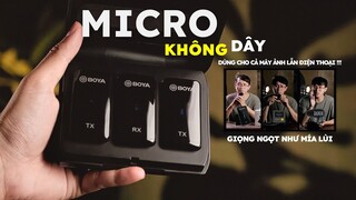 MICRO không dây Boya BY XM6 K2 - Xem trước khi sắm