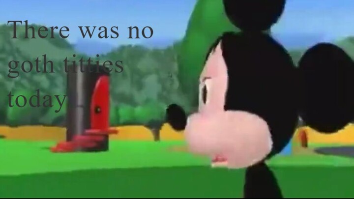 sad mickey mouse