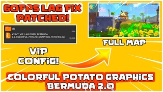 How To Download Free Fire Colorful Patato Graphics Config Full Bermuda 2.0 Map Patched