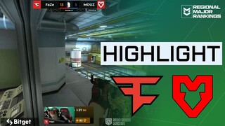 [HIGHLIGHTS] FAZE VS MOUZ | GROUP STAGE | PGL MAJOR ANTWERP 2022 EUROPE RMR A