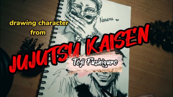 drawing Toji Fushiguro with pen ✨✨