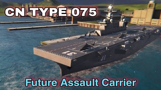 Modern Warships: New Assault Carrier CN TYPE 075. Alpha Test.