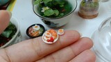 [Polymer Clay] Miniature Food: Western Breakfast