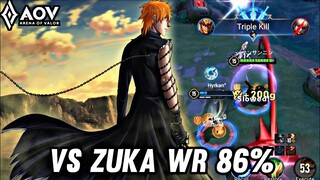 AOV : LUBU/ICHIGO GAMEPLAY | VS ZUKA WR 86% - ARENA OF VALOR LIÊNQUÂNMOBILE ROV COT