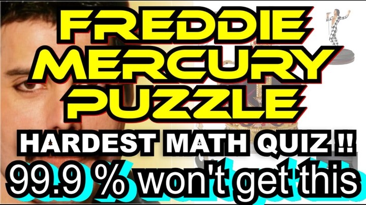 FREDDIE MERCURY PUZZLE - VERY HARD