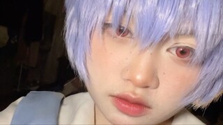 Rei cosplay transition